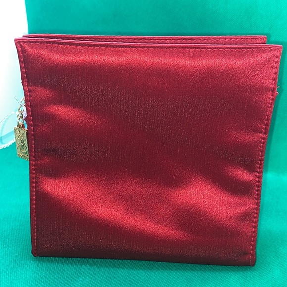 Yves Saint Laurent YSL Perfume Red Satin Bag - Picture 4 of 12
